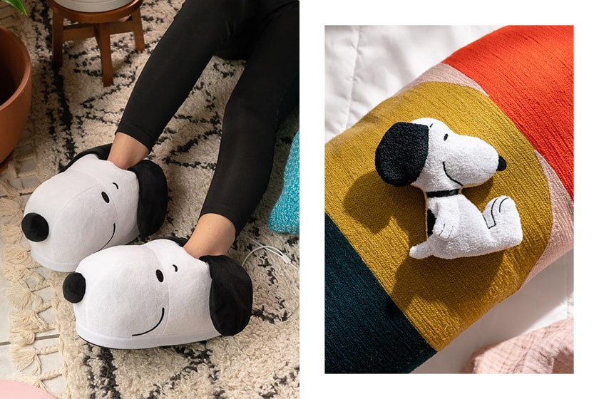 Smoko Snoopy Peanuts Ambient Light USB Heated Slippers