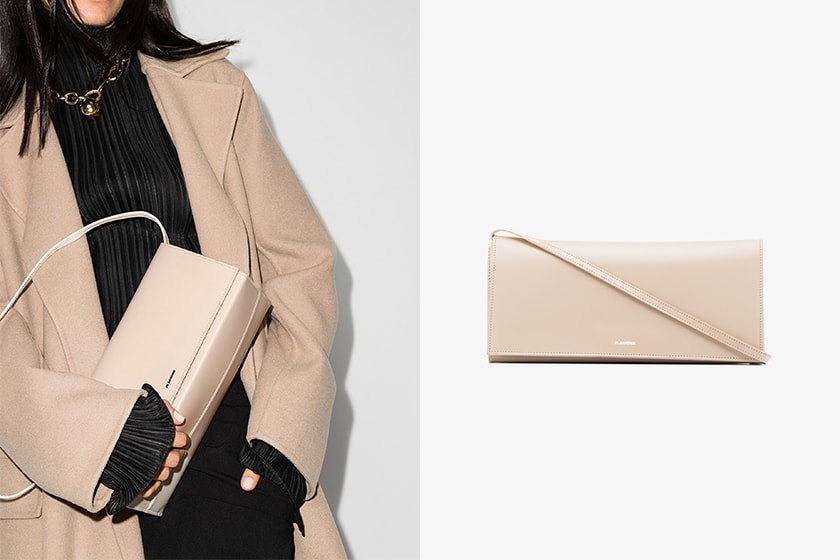 Jil Sander Black Red Cross Body Bag Browns