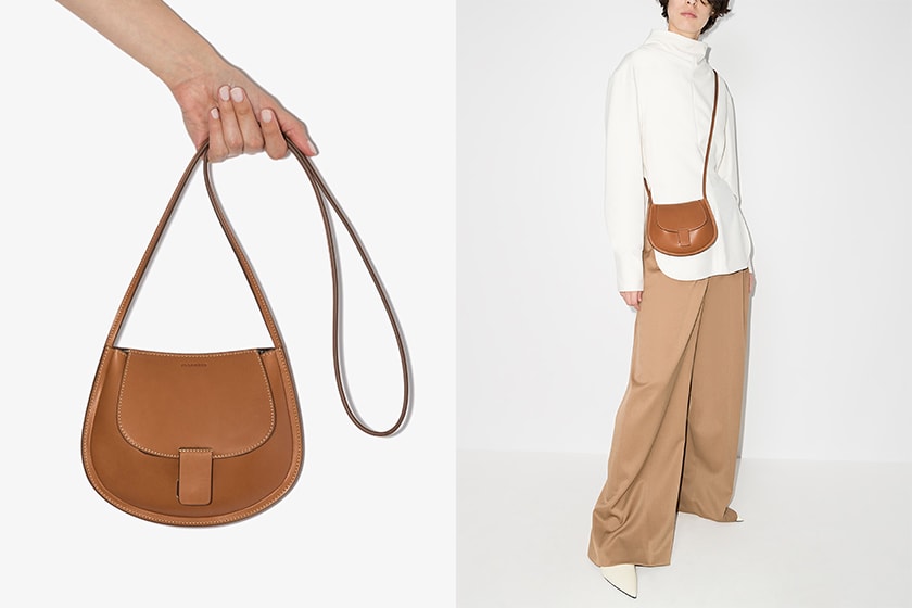 Jil Sander Black Red Cross Body Bag Browns