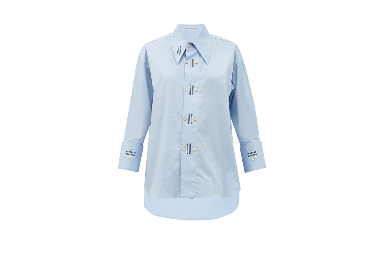 White Shirt Blue Shirt 2020 Fall Winter Fashion Trends Styling Tips Fashion Items Korean Girls