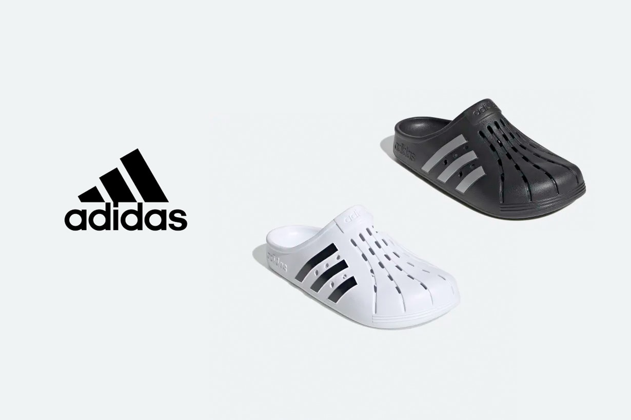 adidas clogs 2020 Adilette white black where buy