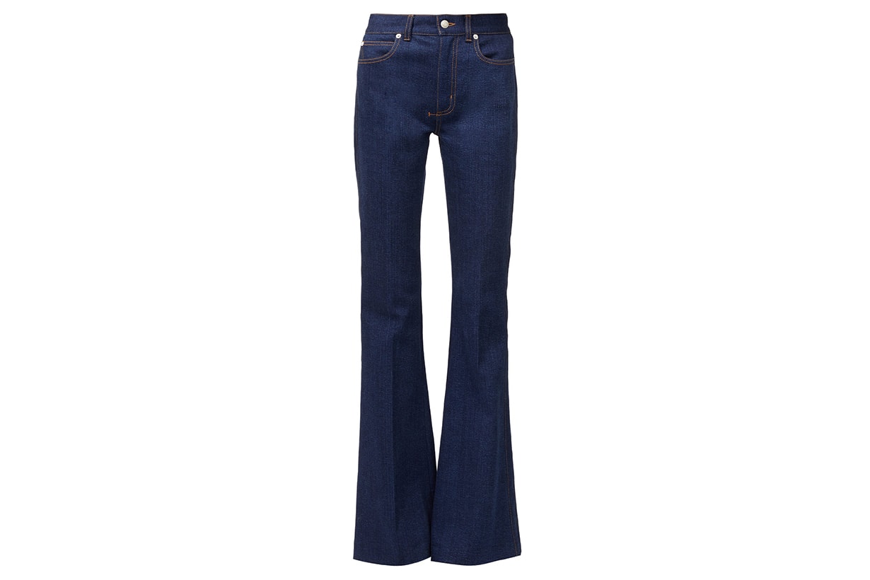 ALEXANDER MCQUEEN High-rise flared jeans