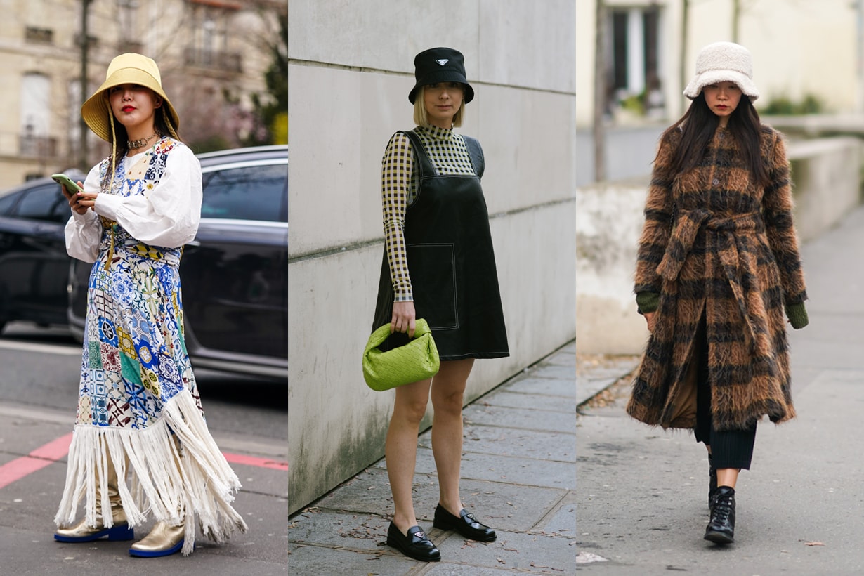 bucket hat fall winter spring styling tips