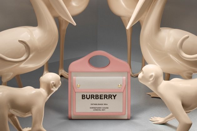 burberry taipei 101 pocket bag pink limited edition orange woven bag