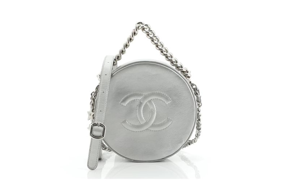 Chanel Round as Earth Crossbody Bag Glazed Calfskin