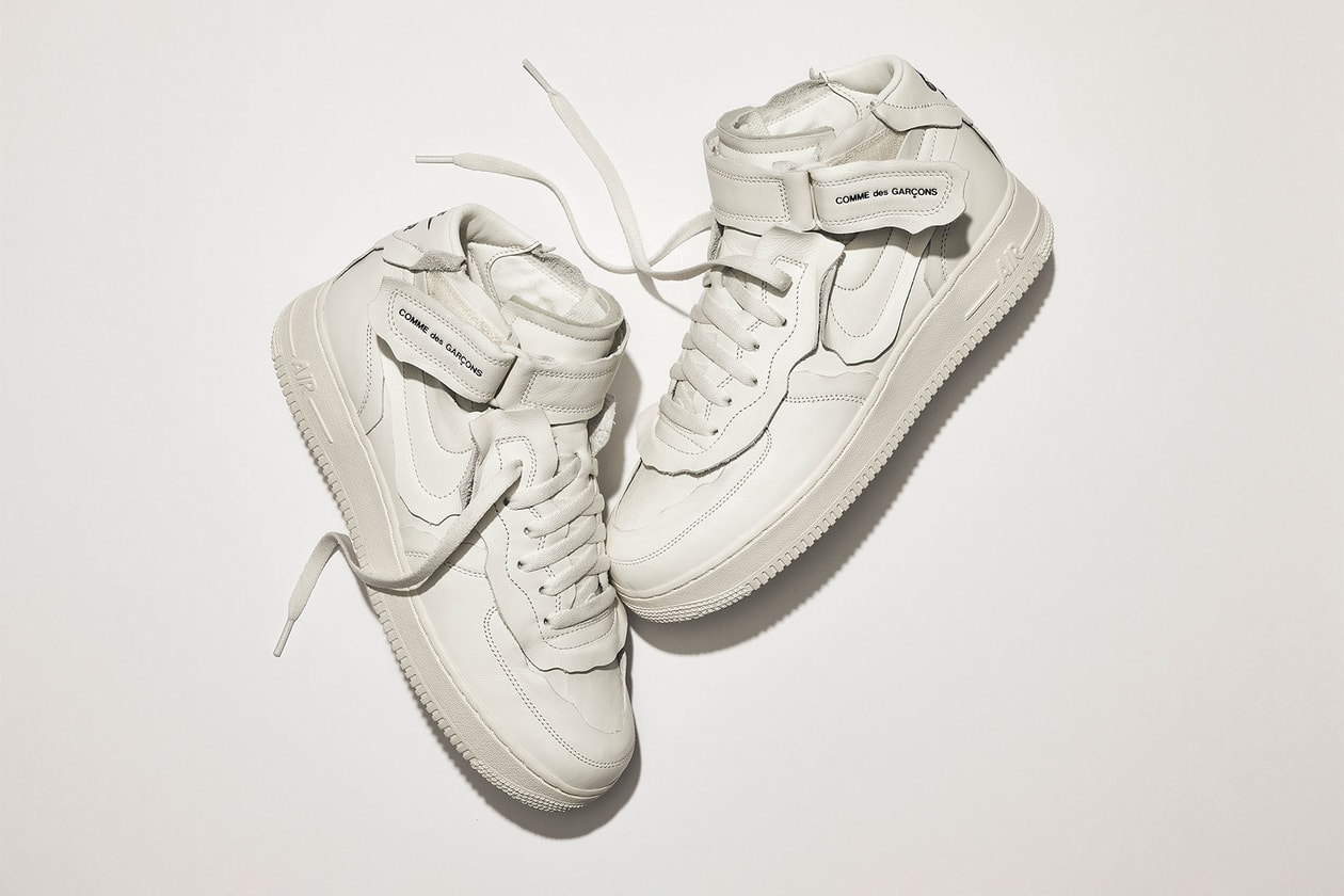 COMME des GARCONS X Nike Air Force 1 Mid