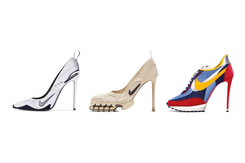 nike stussy heels Davide Perella instagram graphic designer