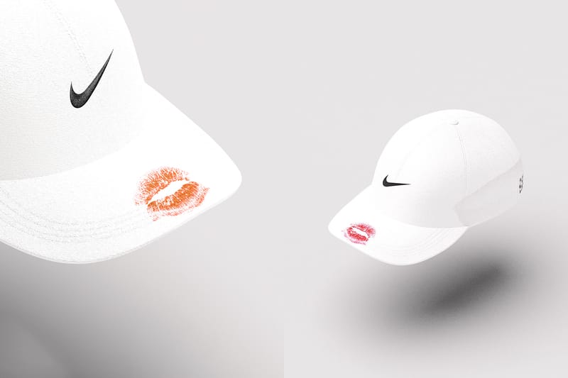 drake nike cap kiss