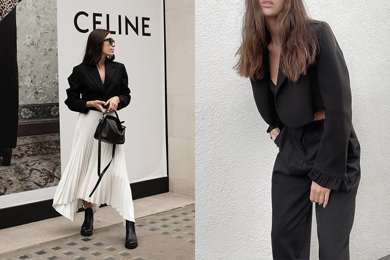 cropped blazer fashion trend 2020 fw