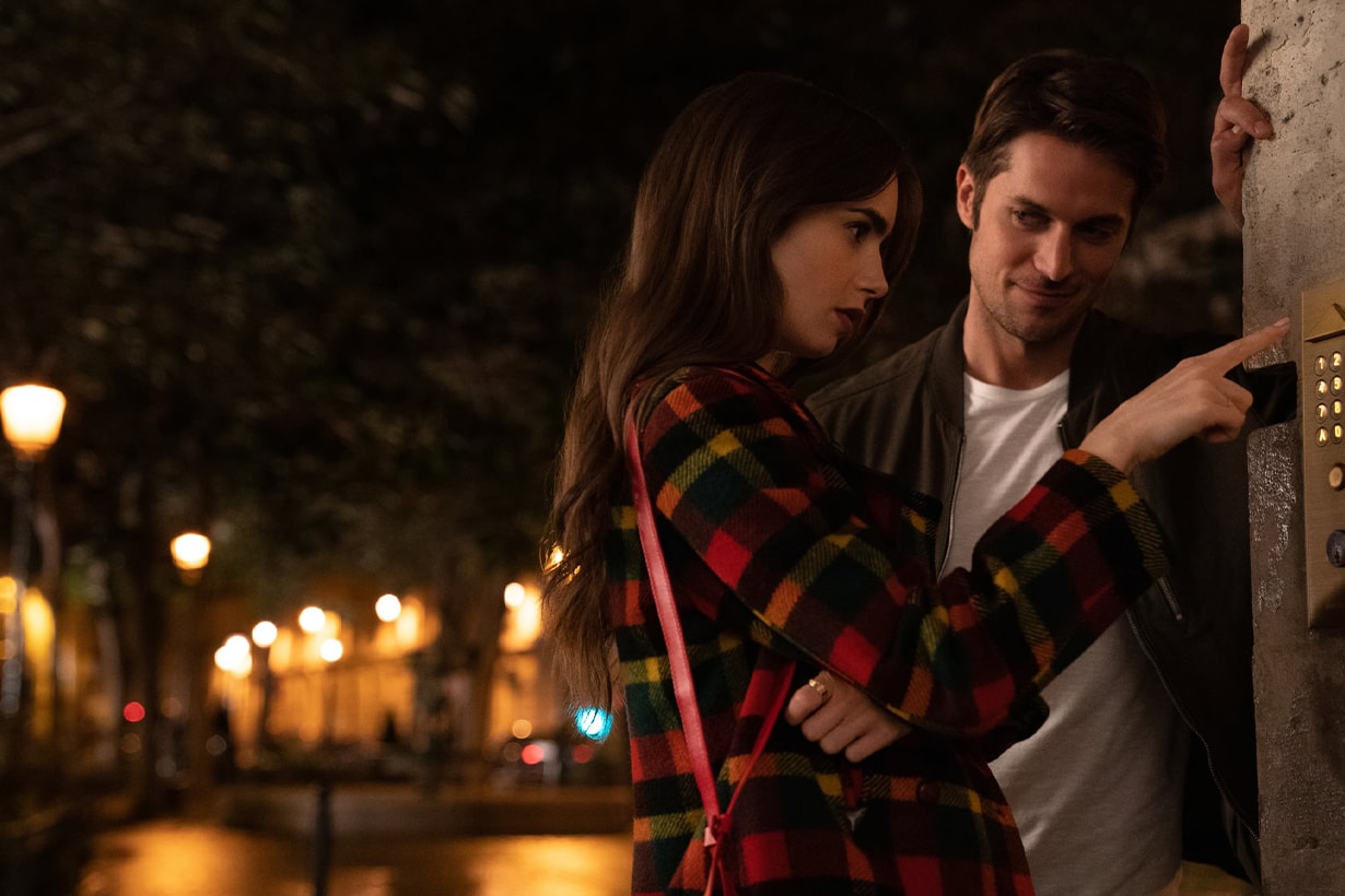 Emily in Paris Lily Collins Netflix Drama Lucas Bravo William Abadie Roe Hartrampf Charles Martins Julien Floreancig Victor Meutelet Love Story Love attitude