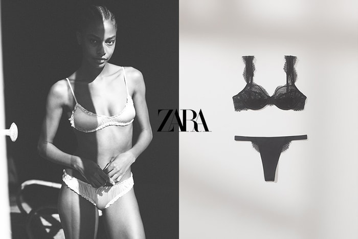 ZARA 推出首個內衣系列，肩帶睡衣、蕾絲內衣全品項一次看！