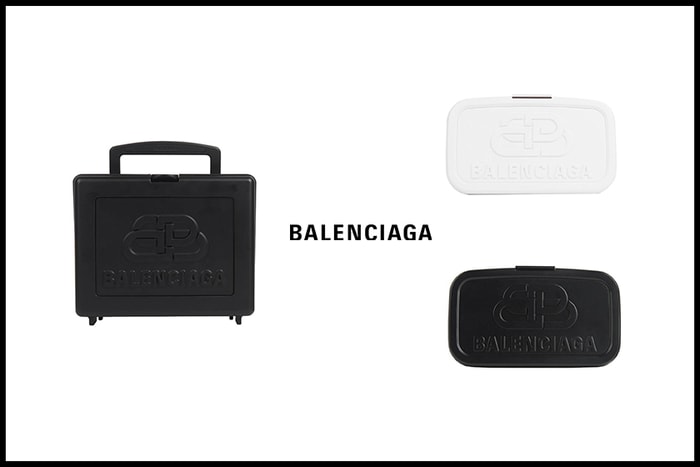 Balenciaga 推出全新手袋，竟然是印有 BB Logo 的極簡便當盒！