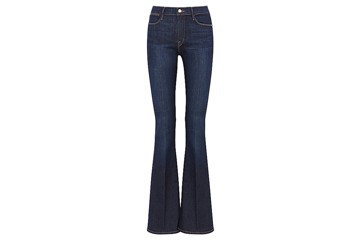 FRAME  Le High Flare dark blue jeans