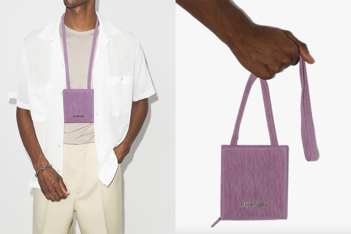 Jacquemus Purple Le Gadjo Pouch Shoulder Bag