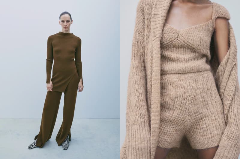 zara knitwear total look fall winter chic style