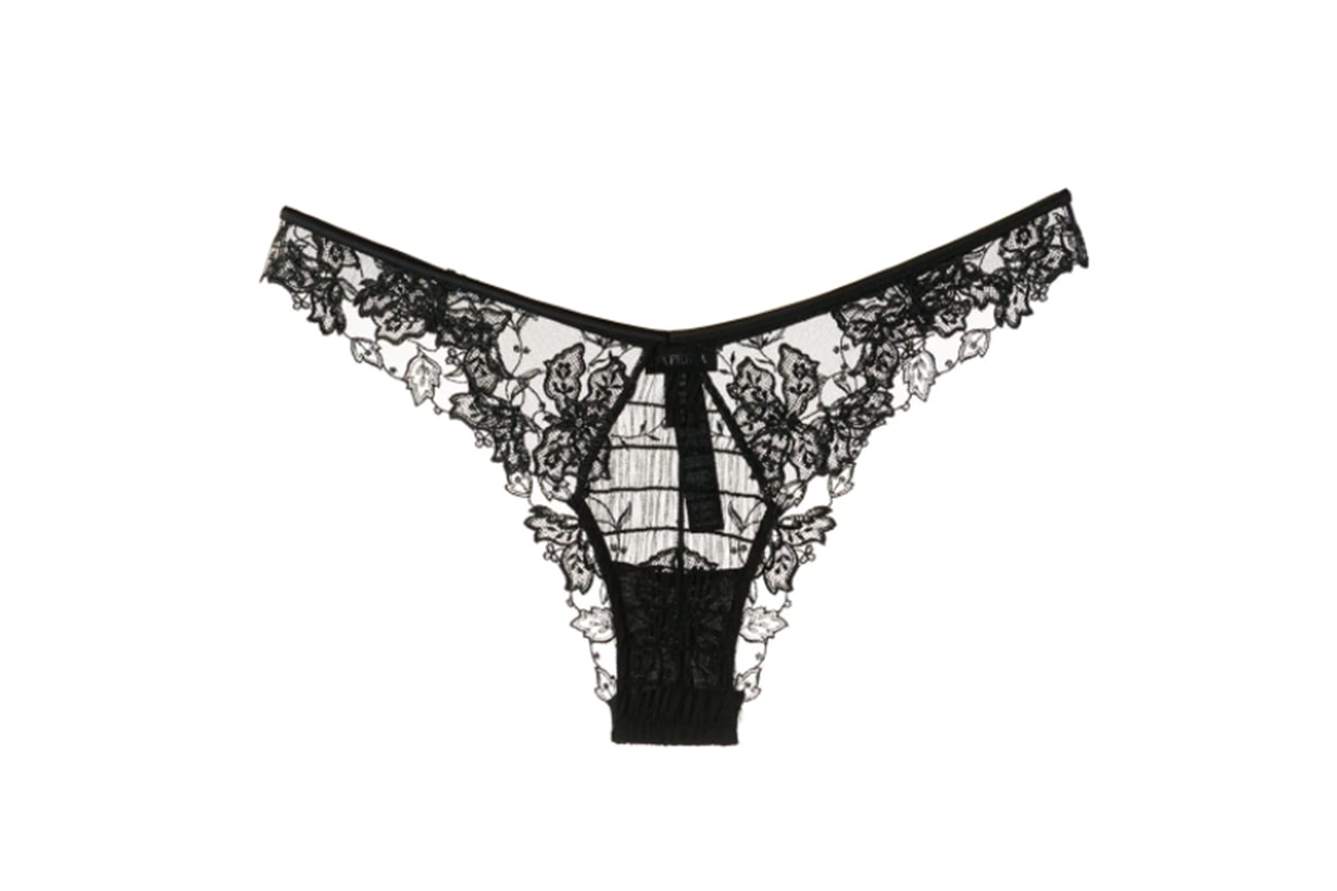 La Perla lace embroidered thong