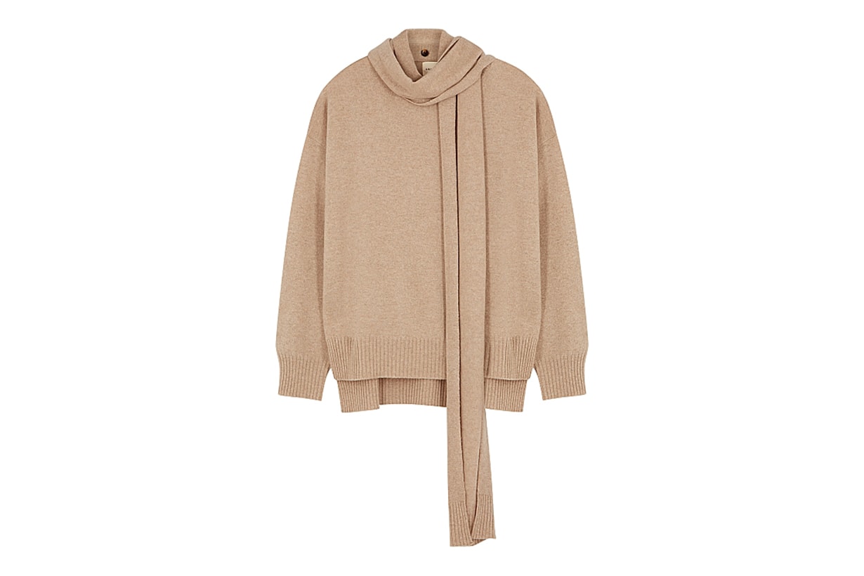 LOULOU STUDIO Spano stone cashmere jumper