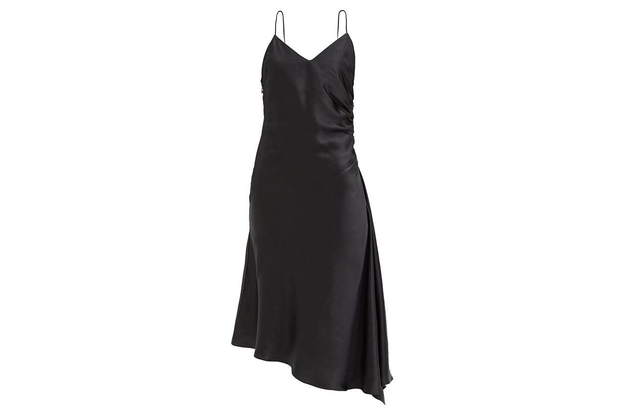 MM6 MAISON MARGIELA Ruched satin slip dress