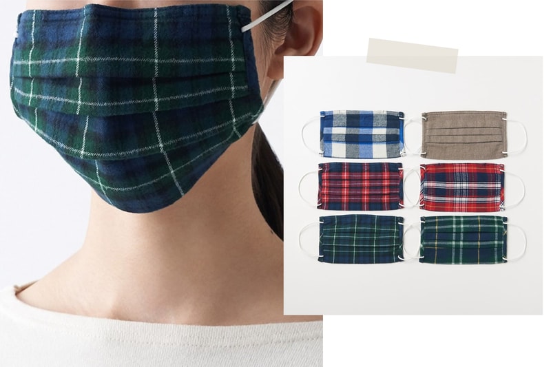Muji Covid-19 Coronavirus Reusable Washable 3-Layers Mask Organic Cotton