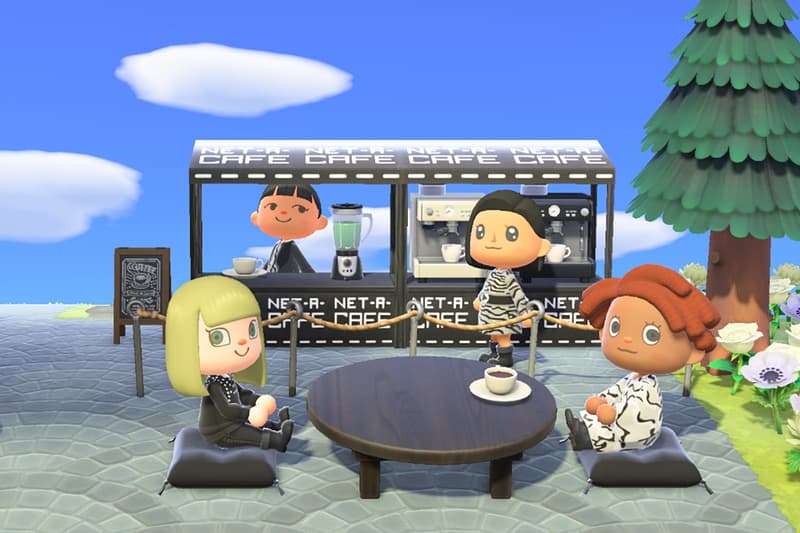NET-A-PORTER ISLAND ON ANIMAL CROSSING-NET-A-CAFE