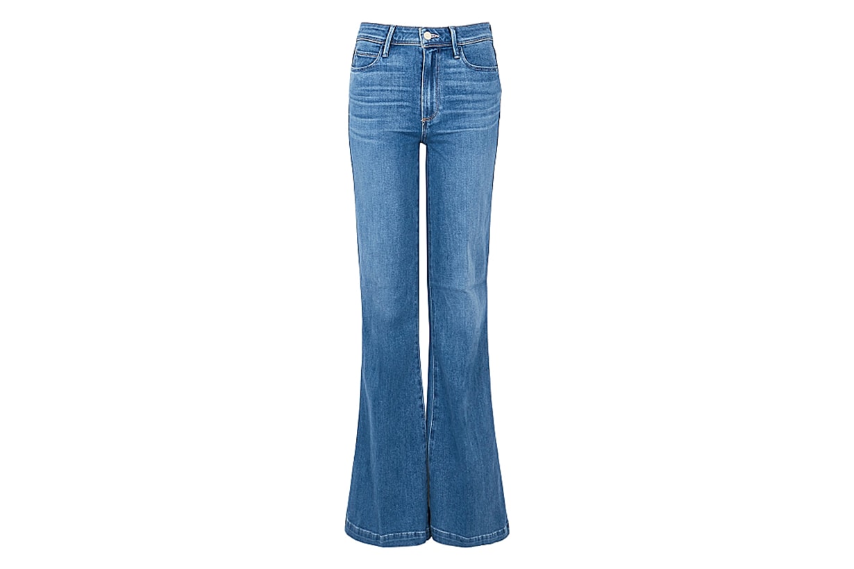 PAIGE Genevieve Transcend blue flared jeans