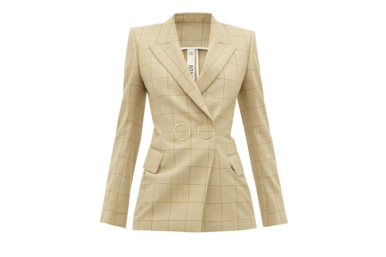 PETAR PETROV Joiner double-breasted checked wool jacket