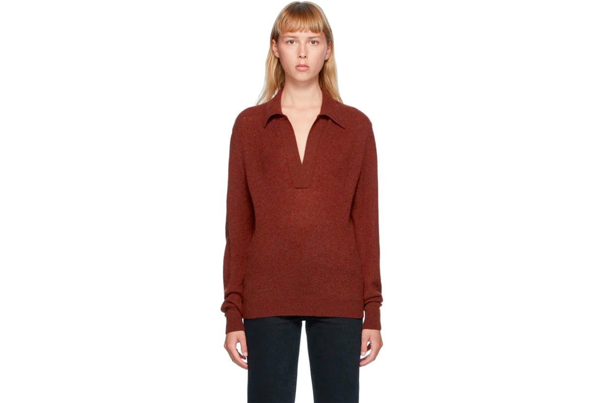 katie holmes winter polo sweater almina essential