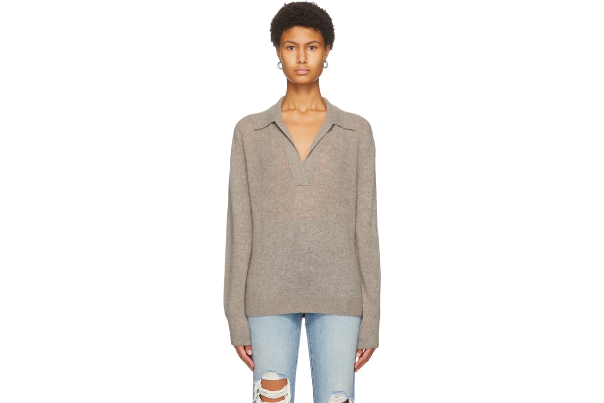 katie holmes winter polo sweater almina essential