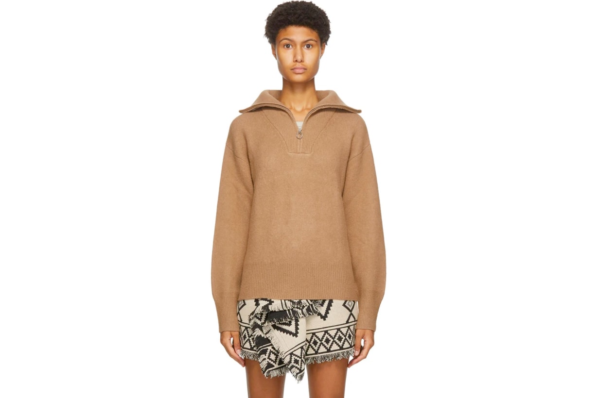 katie holmes winter polo sweater almina essential