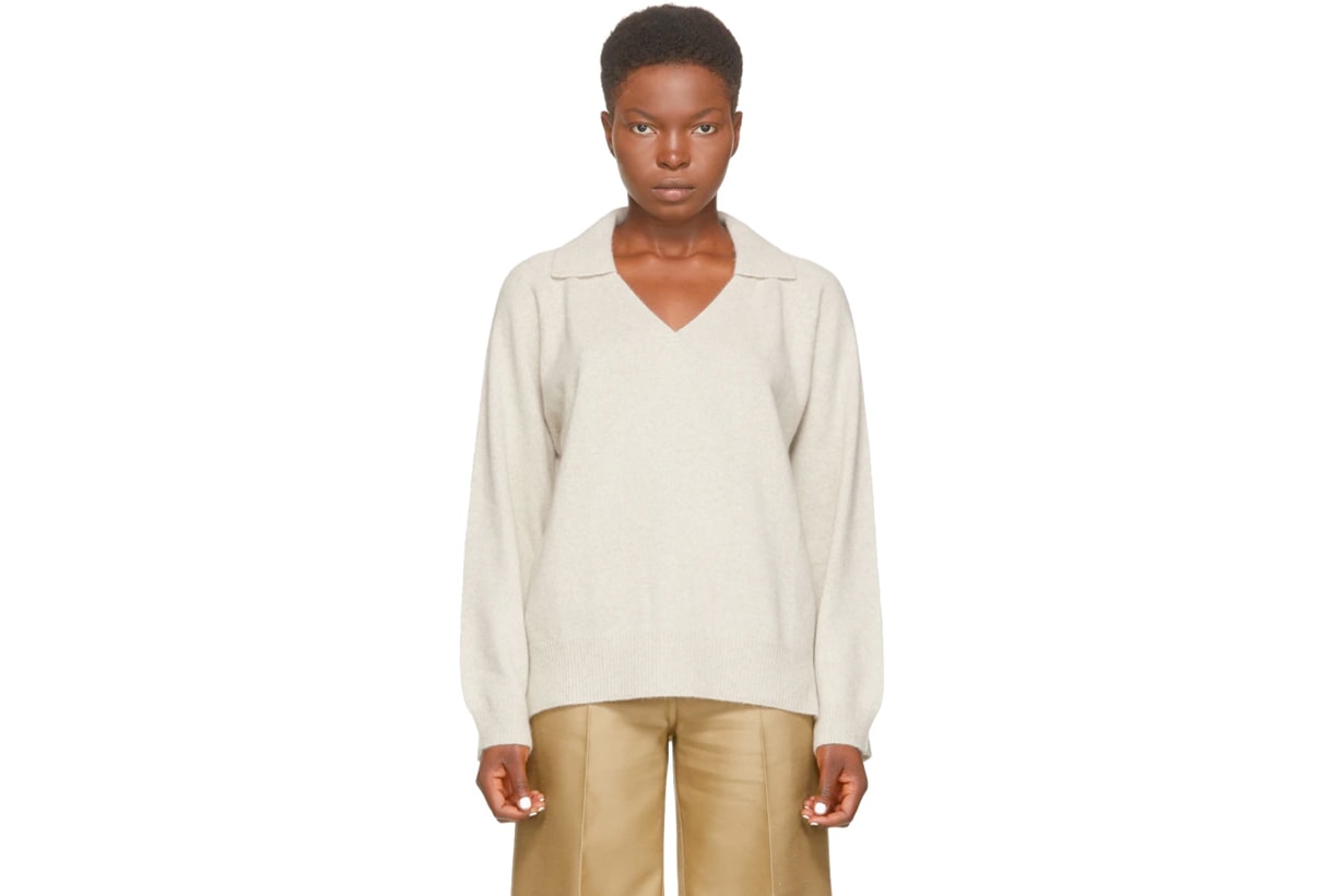 katie holmes winter polo sweater almina essential