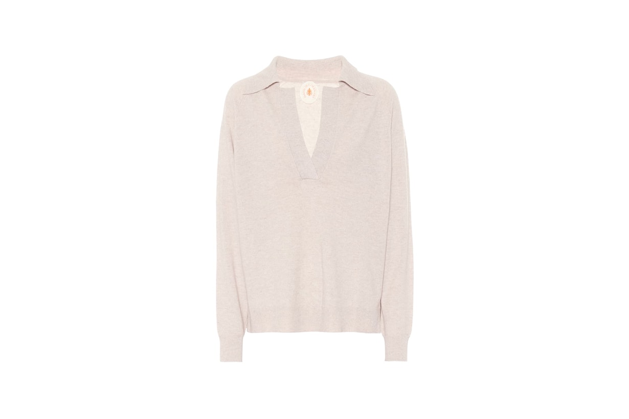 katie holmes winter polo sweater almina essential