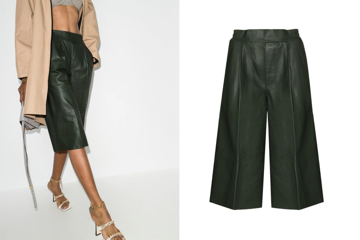 Remain Duchesse Leather Culottes