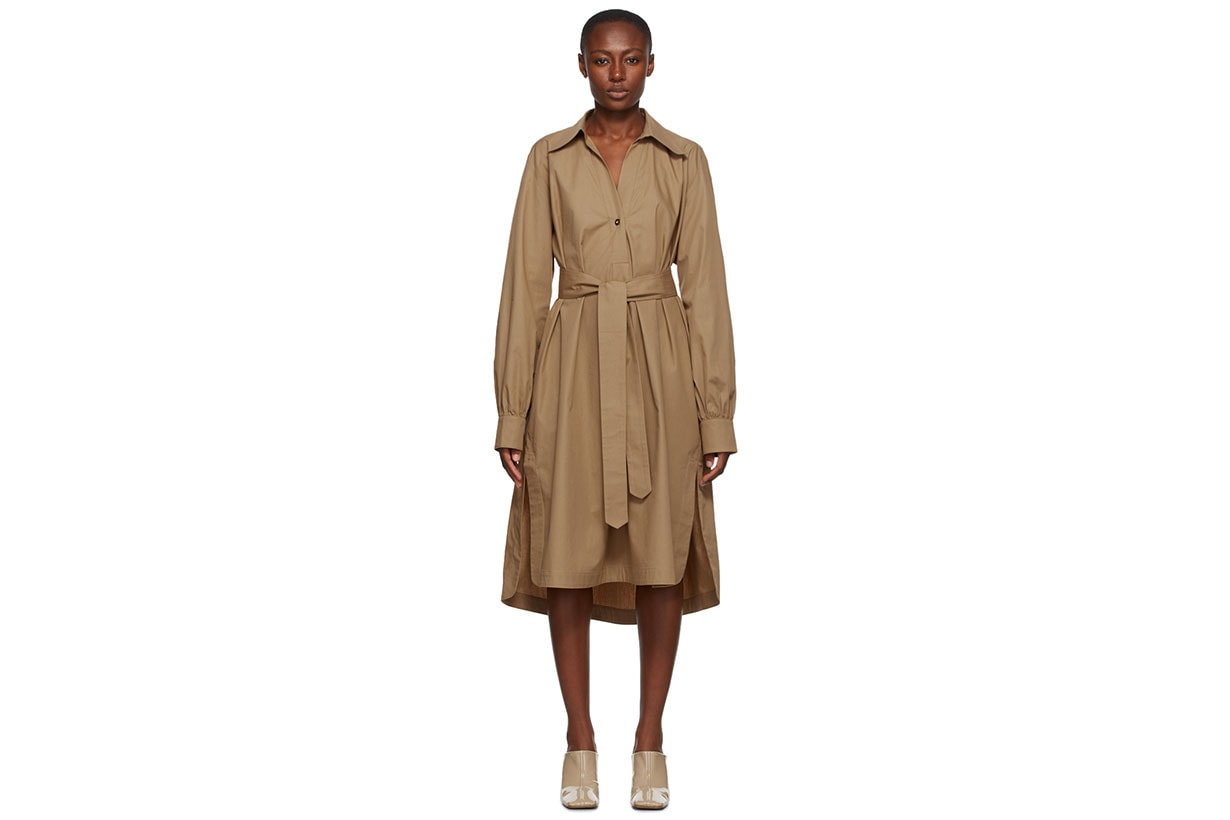 Rika Studios Khaki Fonda Trench Dress