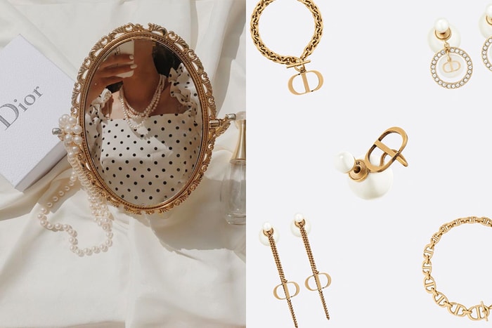 負擔不了手袋也無妨，將 Dior 新上架絕美耳環、手鍊收進飾品盒！
