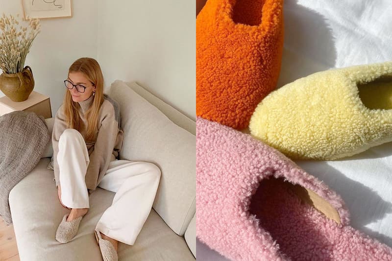 sleeper Shearling Slippers square-toe colors comfy chic