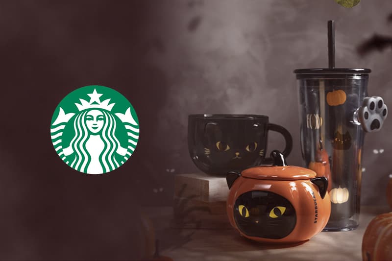 starbucks halloween singapore limited mugs cat lover 2020