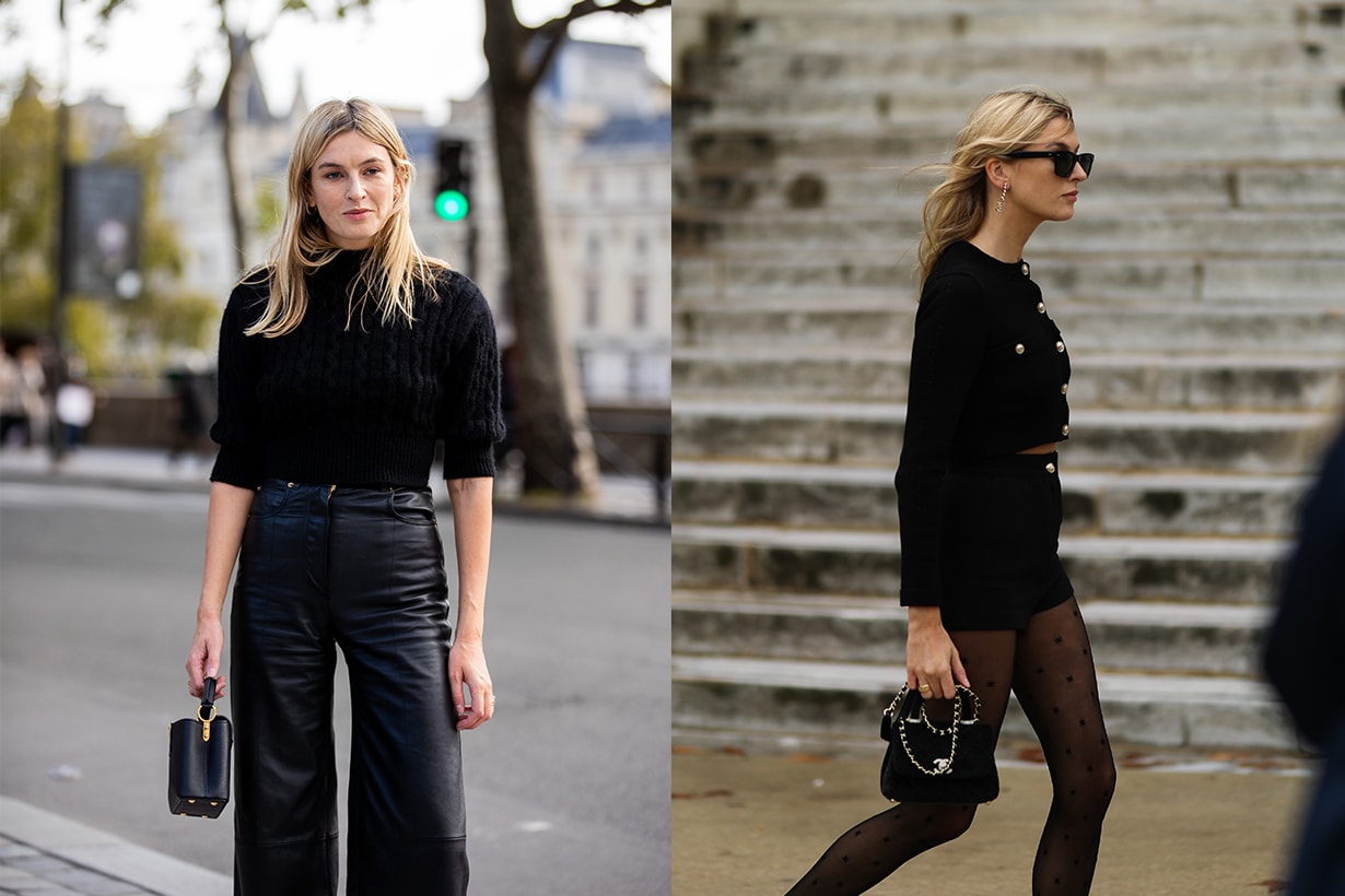 Camille Charriere seen wearing a complete Chanel look outside Chanel during Paris Fashion Week - Womenswear Spring Summer 2021 : Day Nine on October 06, 2020 in Paris, France.