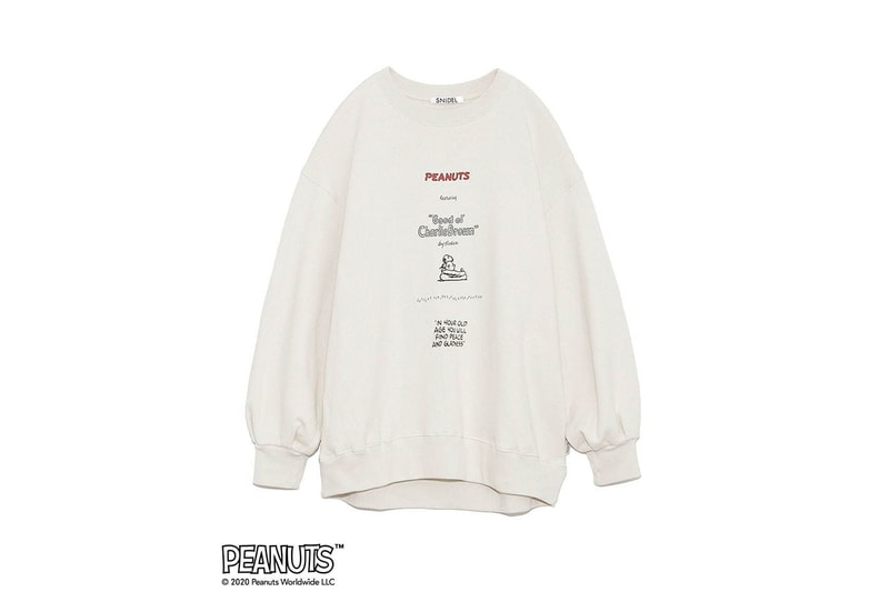 PEANUTS SNIDEL Collaboraion Snoopy collection 2020
