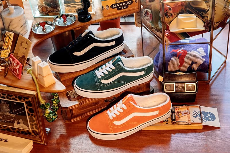 vans furry old skool slip on fall winter 2020
