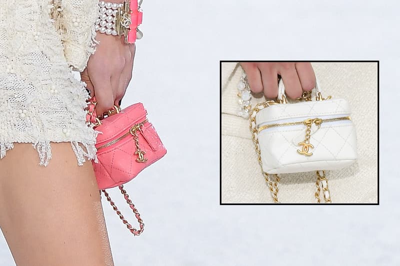 chanel pfw ss 21 mini handbags vanity case