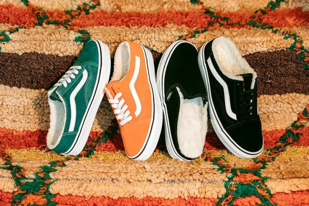 vans furry old skool slip on fall winter 2020
