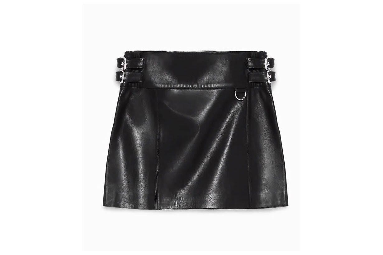 Zara Limited Edition Leather Mini Skirt