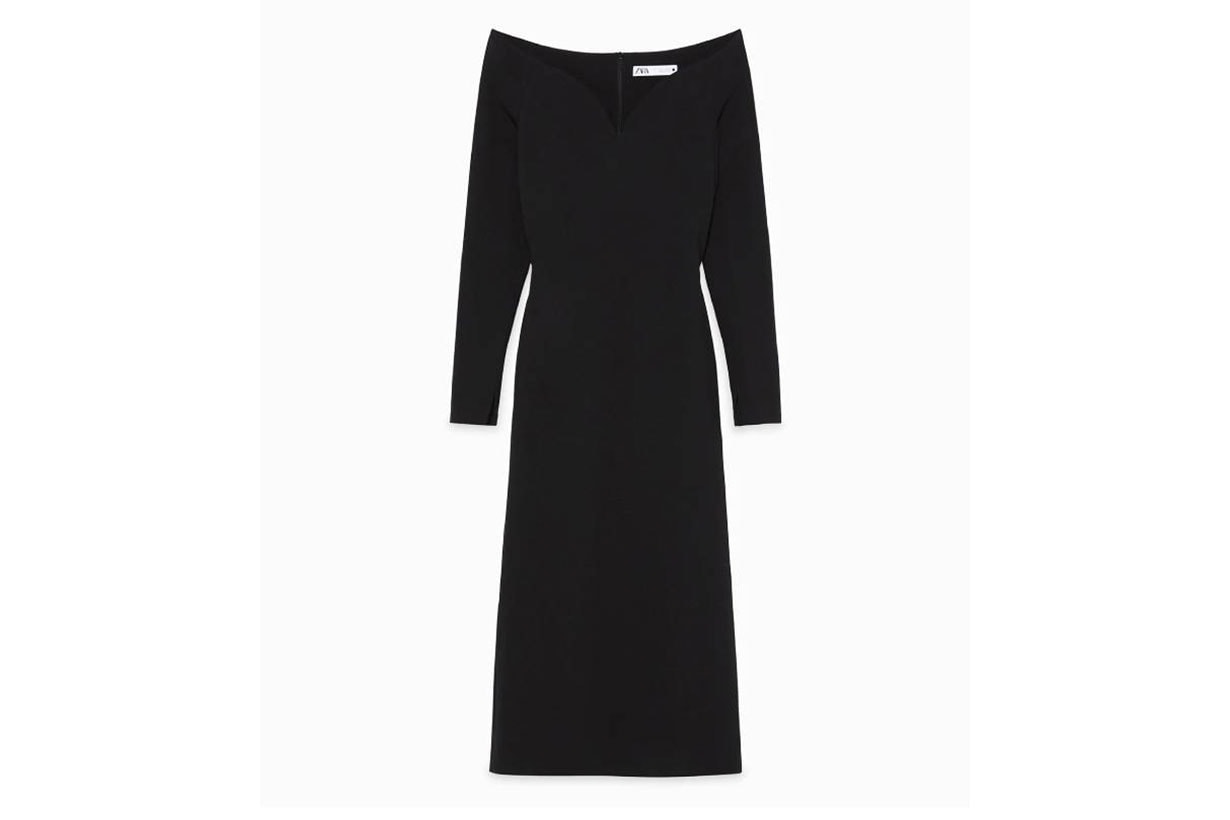 Zara Limited Edition Sweetheart Neckline Dress