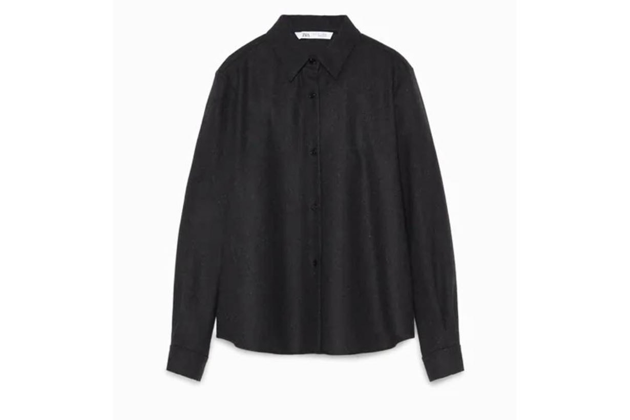 Zara Limited Edition Wool Blend Shirt 