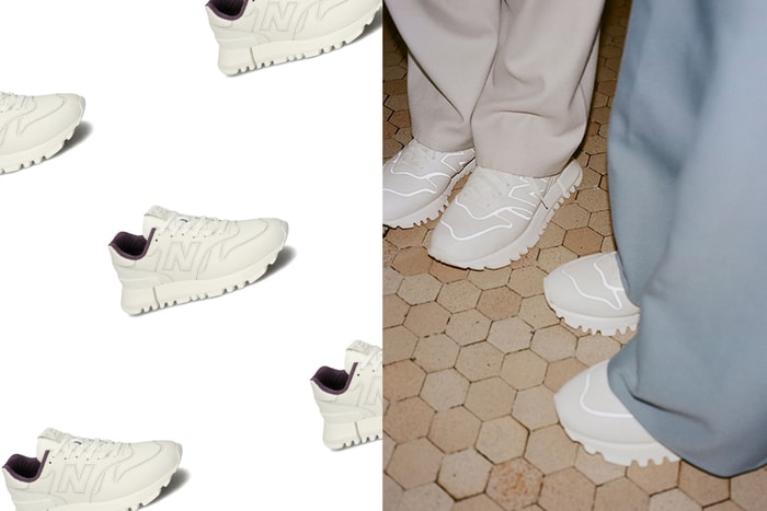 最迷人的極簡純白:這雙聯名合作的 New Balance 波鞋有什麼特別之處?