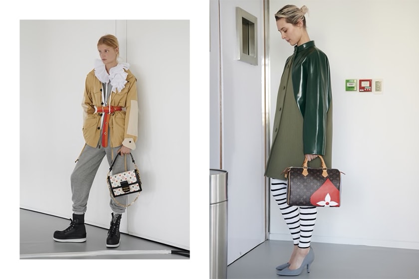 louis vuitton cruise 2021 game on heart handbags