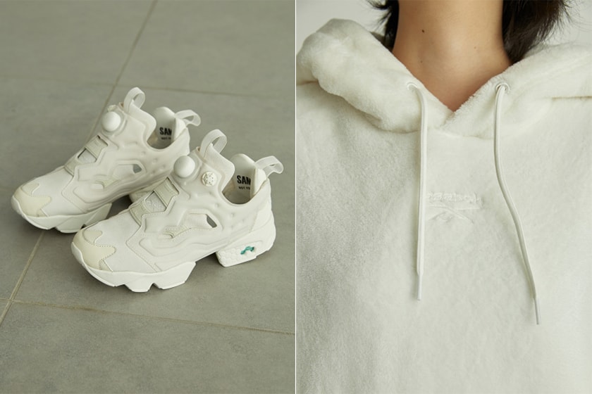 SNIDEL x Reebok CLASSIC INSTAPUMP FURY OG White Sneaker