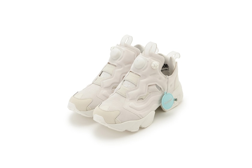 SNIDEL x Reebok CLASSIC INSTAPUMP FURY OG White Sneaker