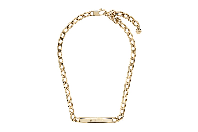 2020 fw Jewelry Gold Earring Necklace Ring SSENSE