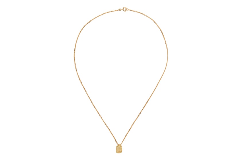 2020 fw Jewelry Gold Earring Necklace Ring SSENSE